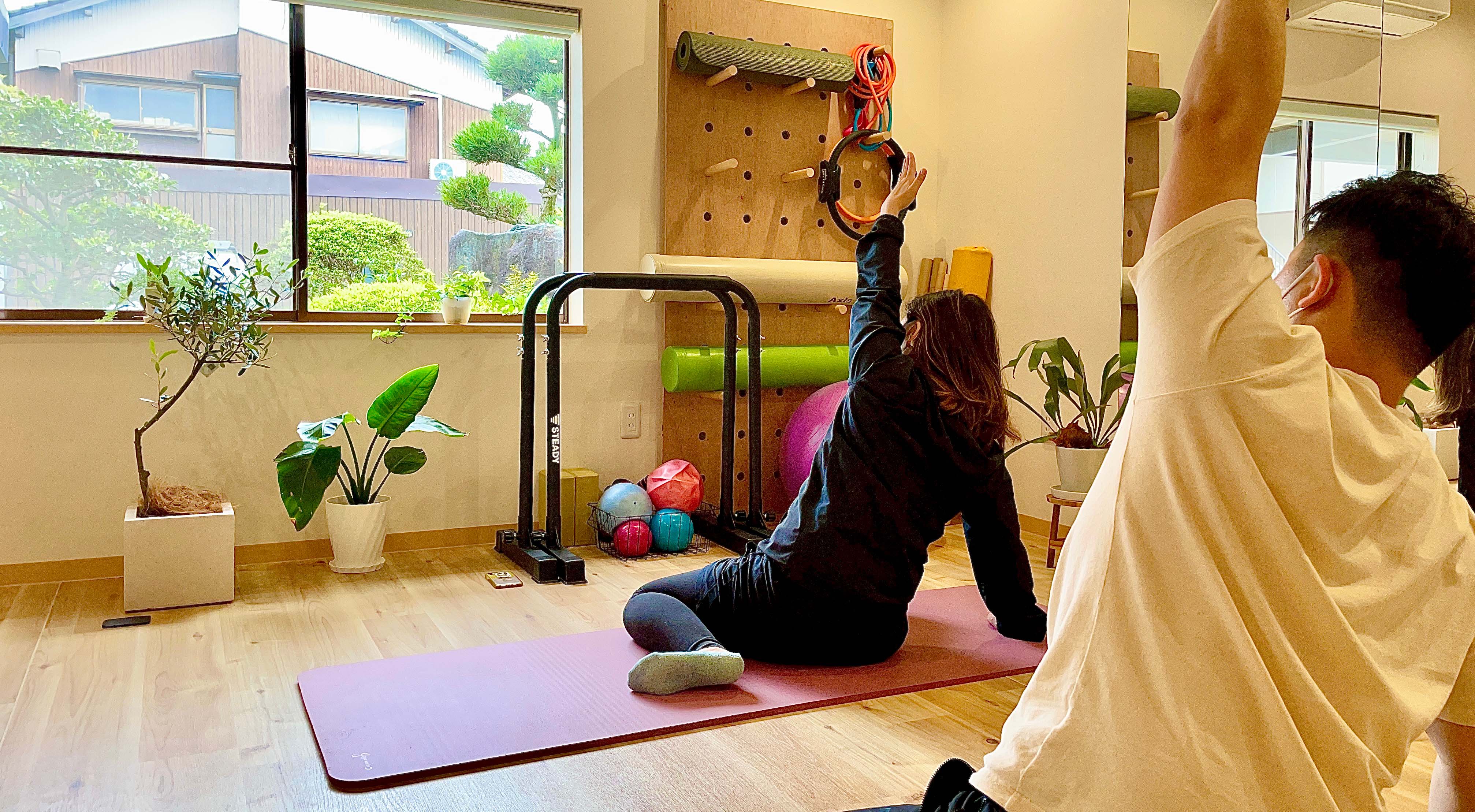 ピラティス指導の様子（Body Conditioning PoL）